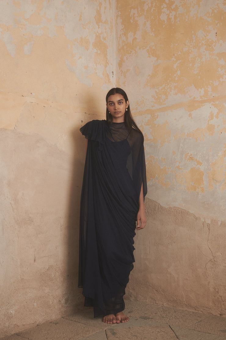 Ténéré Petra Dress in Midnight - Desert Vintage