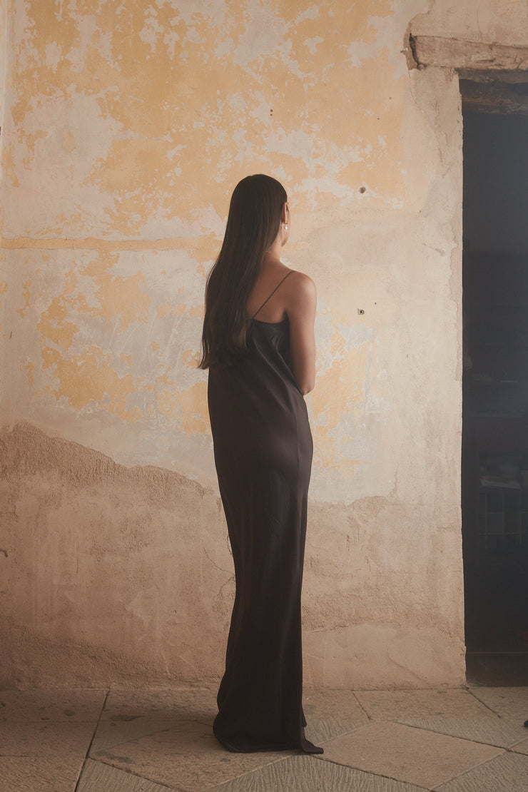 Ténéré Camille Slip Dress in Mahogany - Desert Vintage