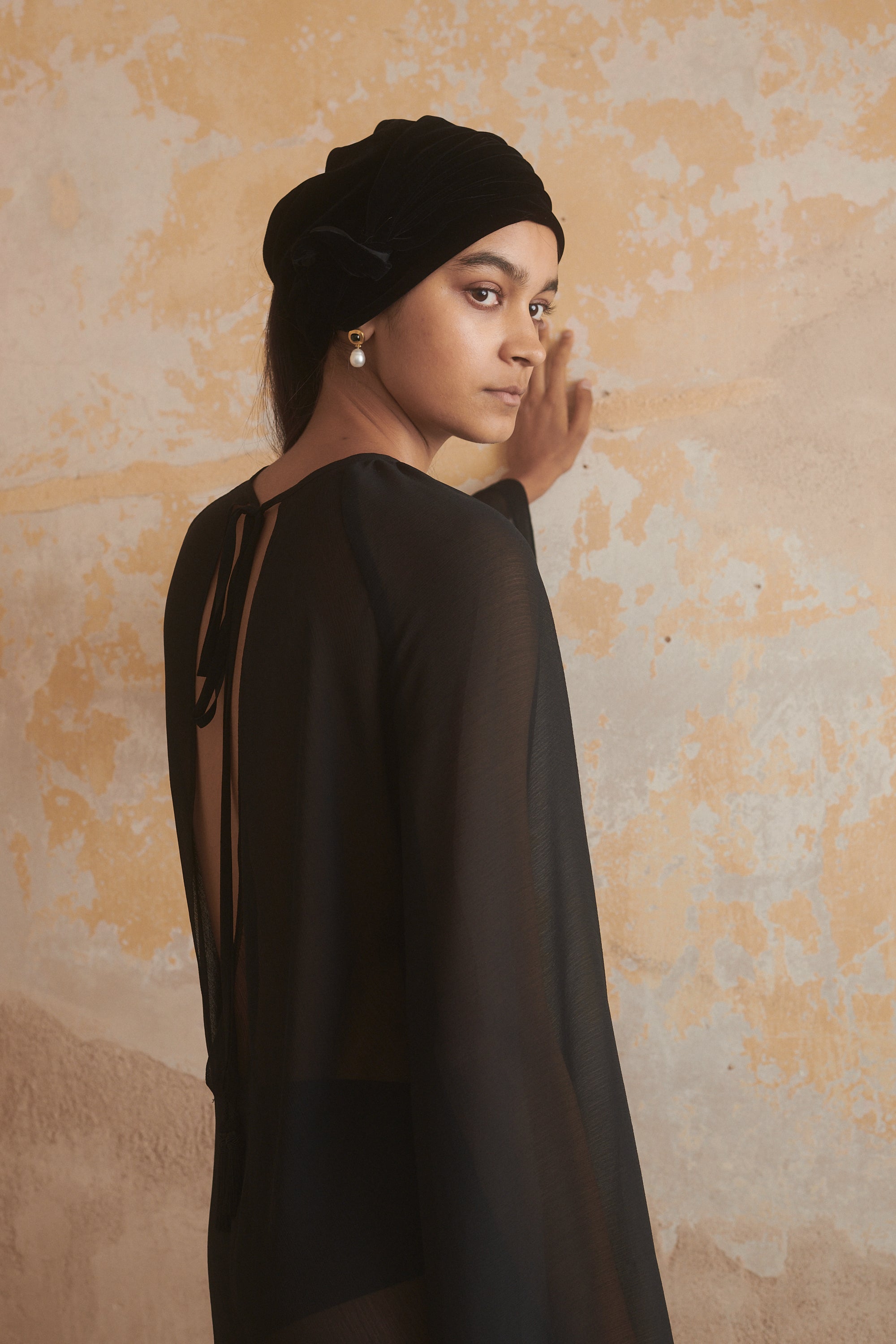 Ténéré Idris Dress in Black - Desert Vintage