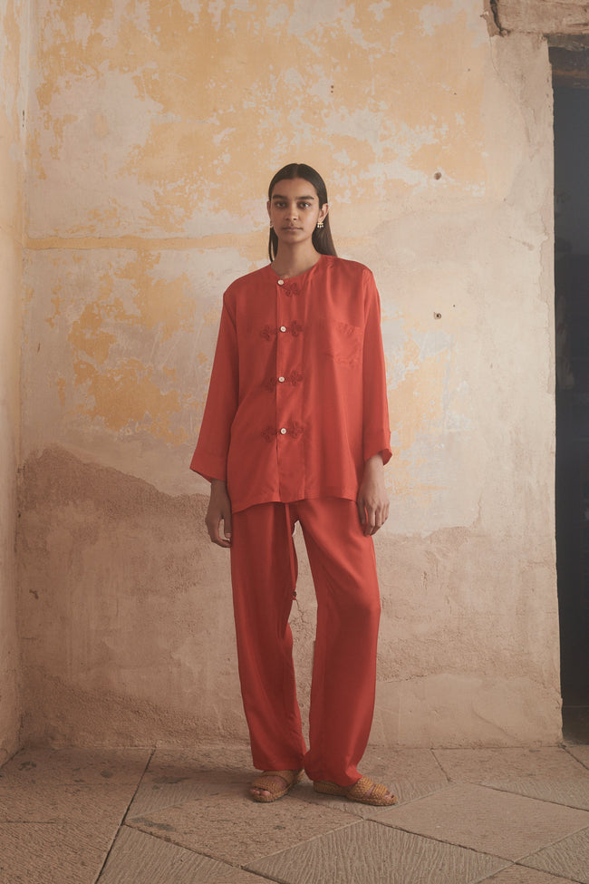 Ténéré Aya Shirt in Poppy - Desert Vintage