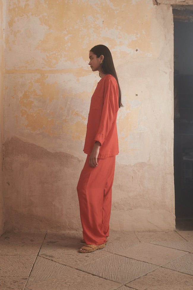 Ténéré Aya Shirt in Poppy - Desert Vintage