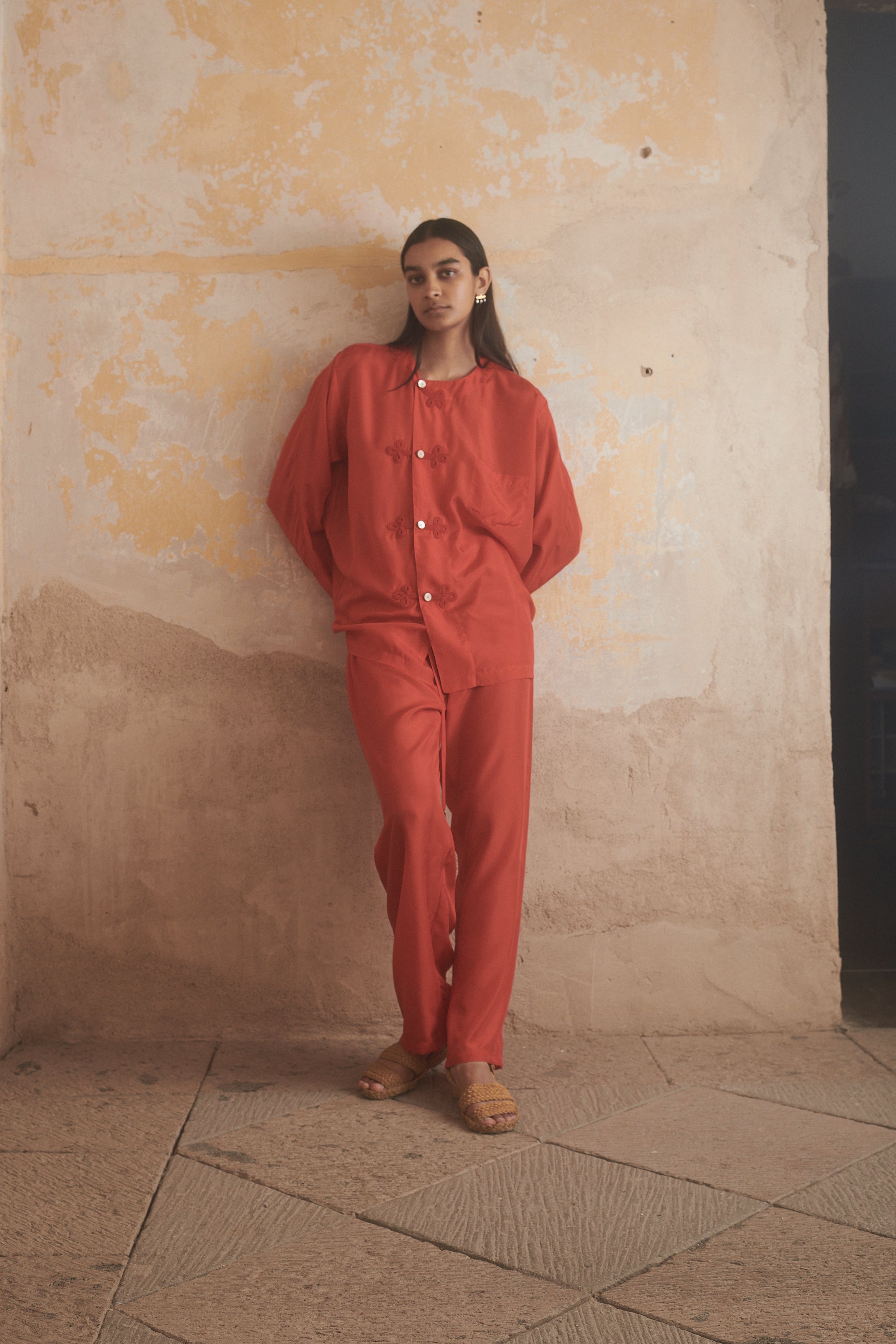 Ténéré Aya Shirt in Poppy - Desert Vintage