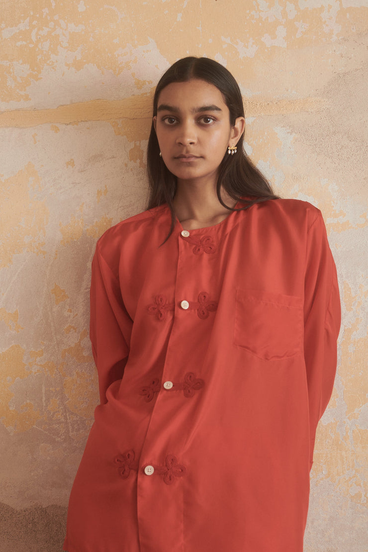 Ténéré Aya Shirt in Poppy - Desert Vintage