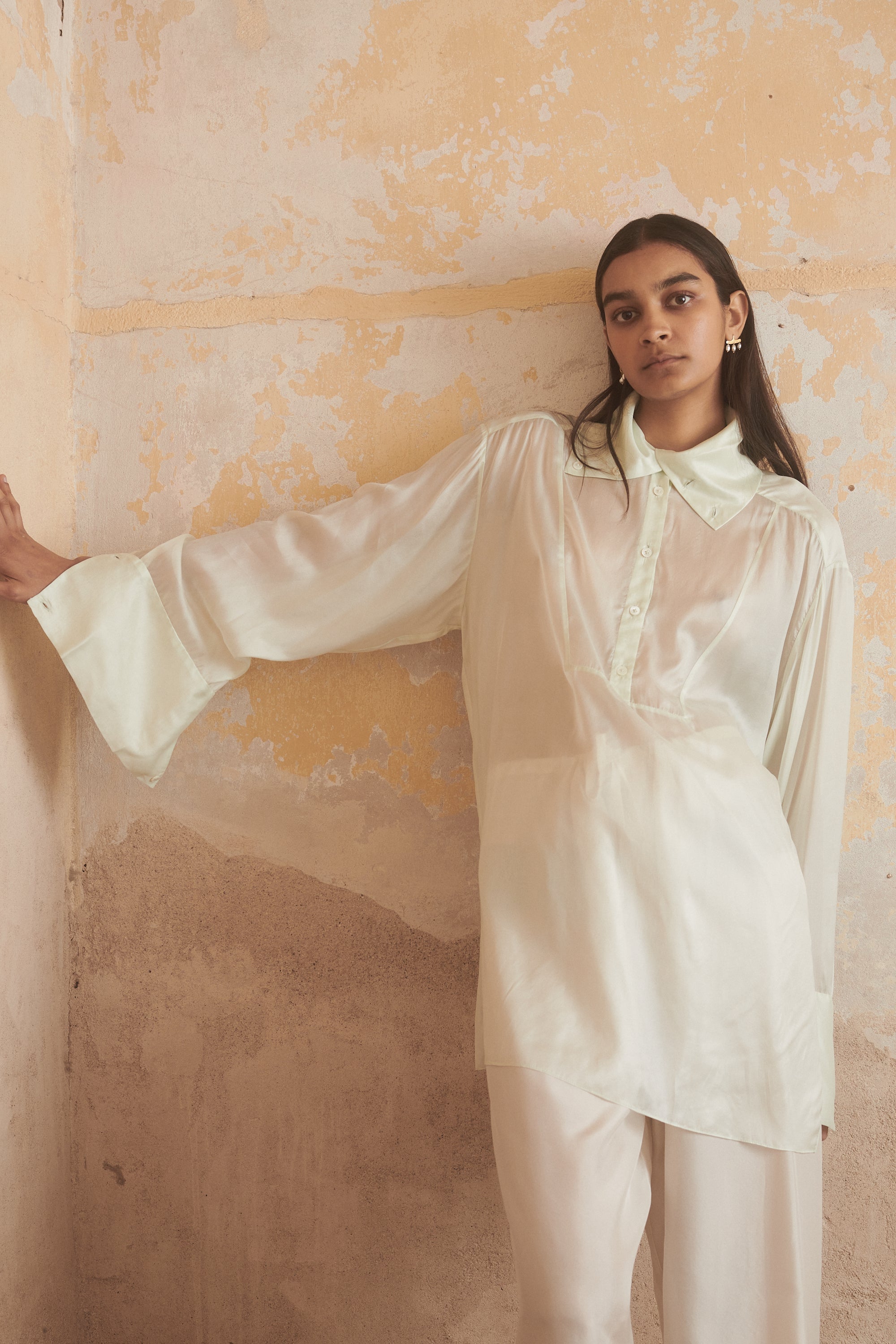 Ténéré Cyra Shirt in Sea Glass - Desert Vintage