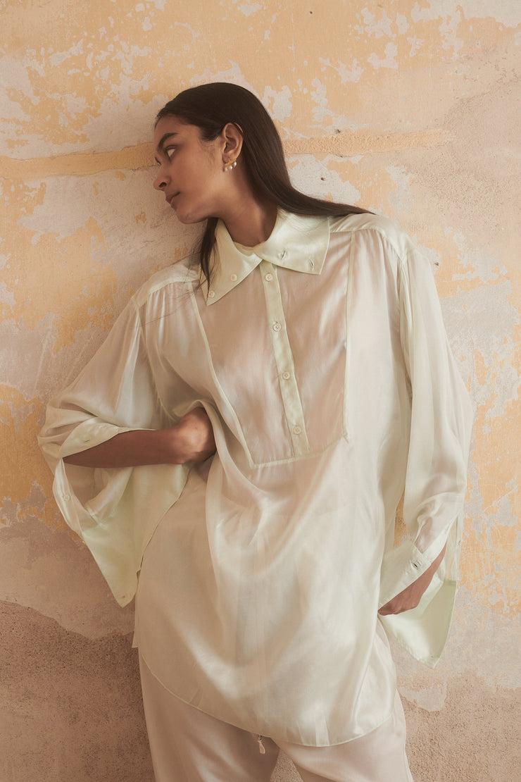 Ténéré Cyra Shirt in Sea Glass - Desert Vintage