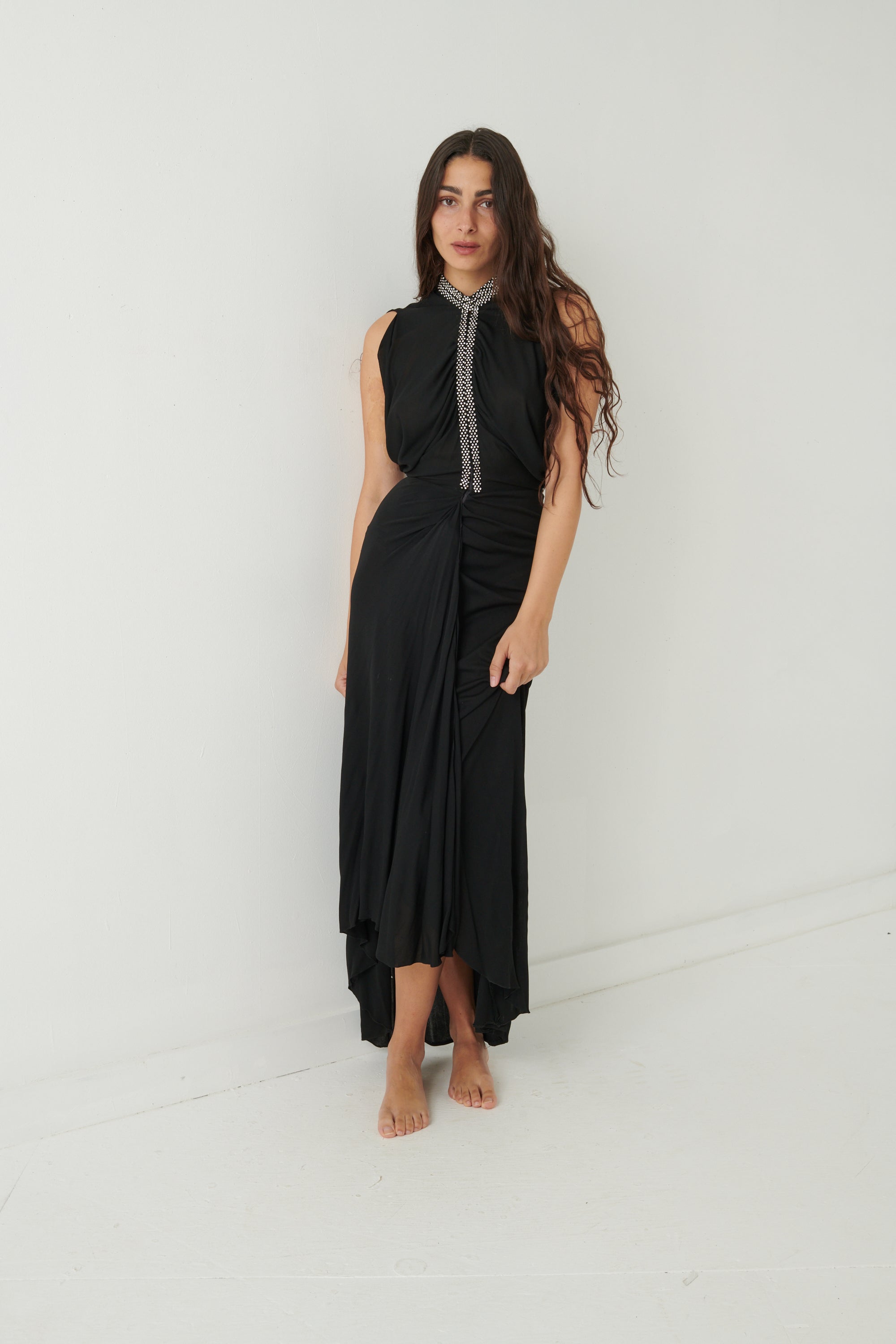 Chloé Black Sequined Gown - Desert Vintage