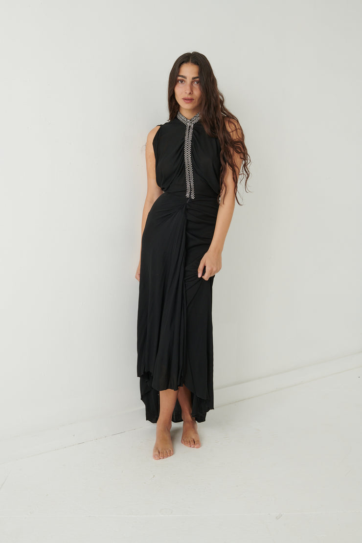Chloé Black Sequined Gown - Desert Vintage