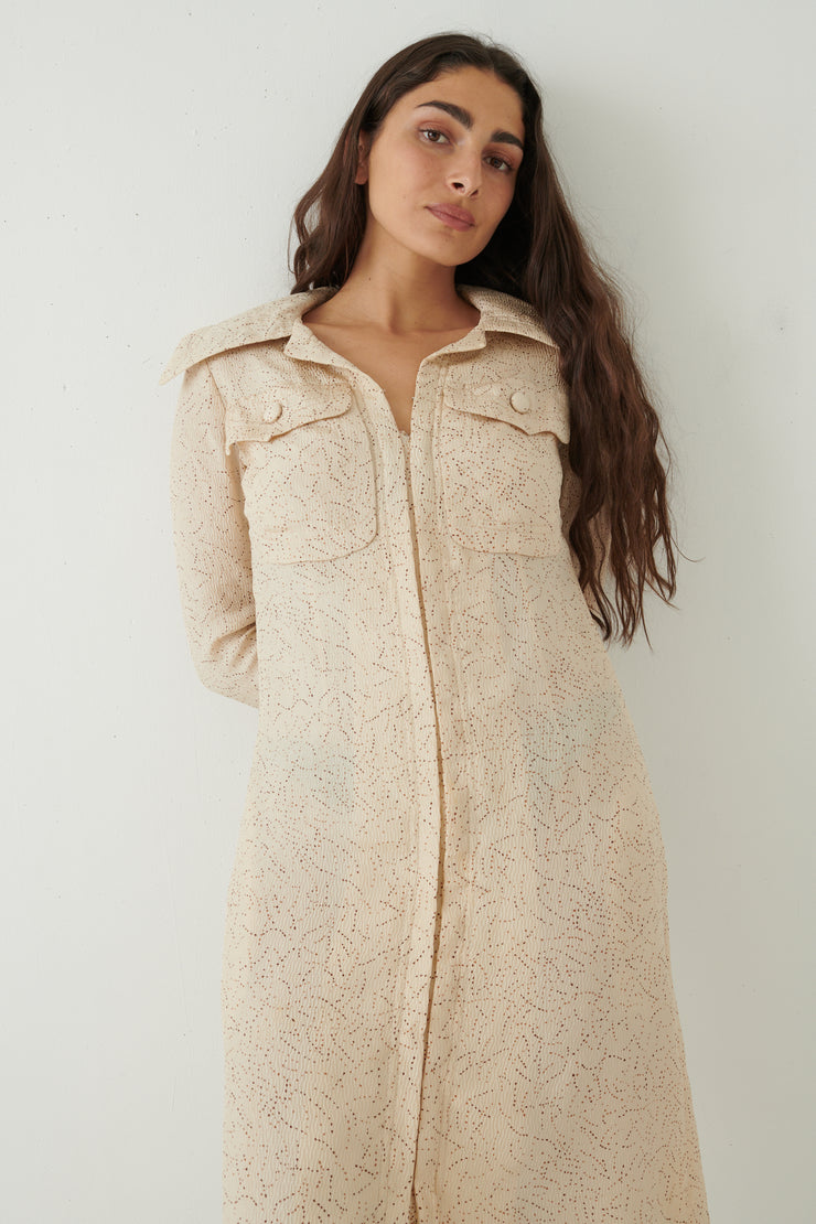 1960s Galanos Silk Dress - Desert Vintage