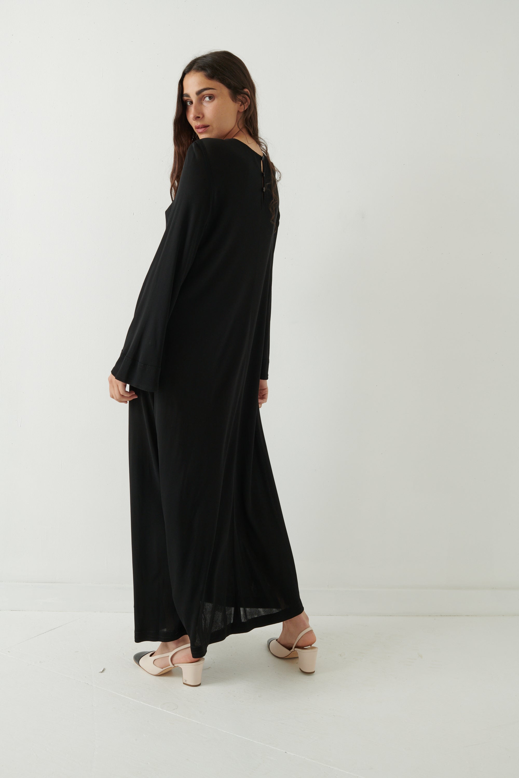 Jean Muir Black Caftan - Desert Vintage