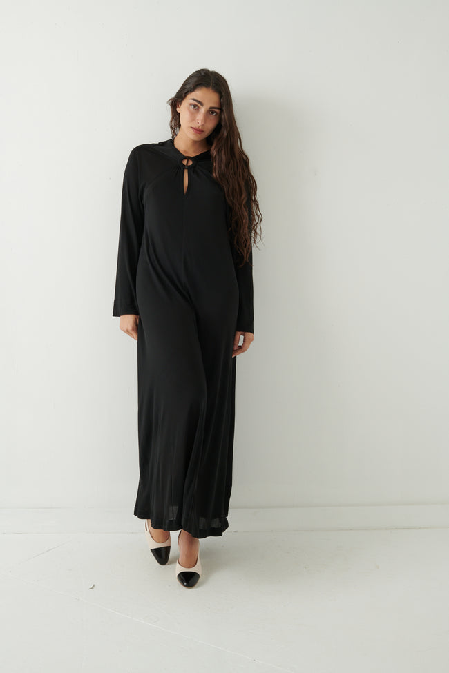 Jean Muir Black Caftan - Desert Vintage