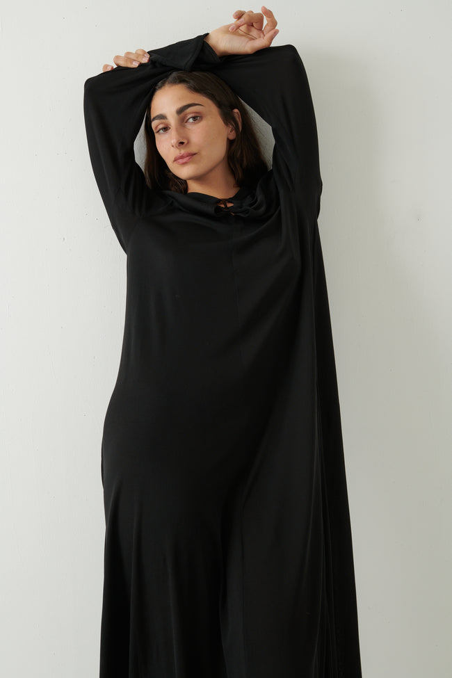 Jean Muir Black Caftan - Desert Vintage