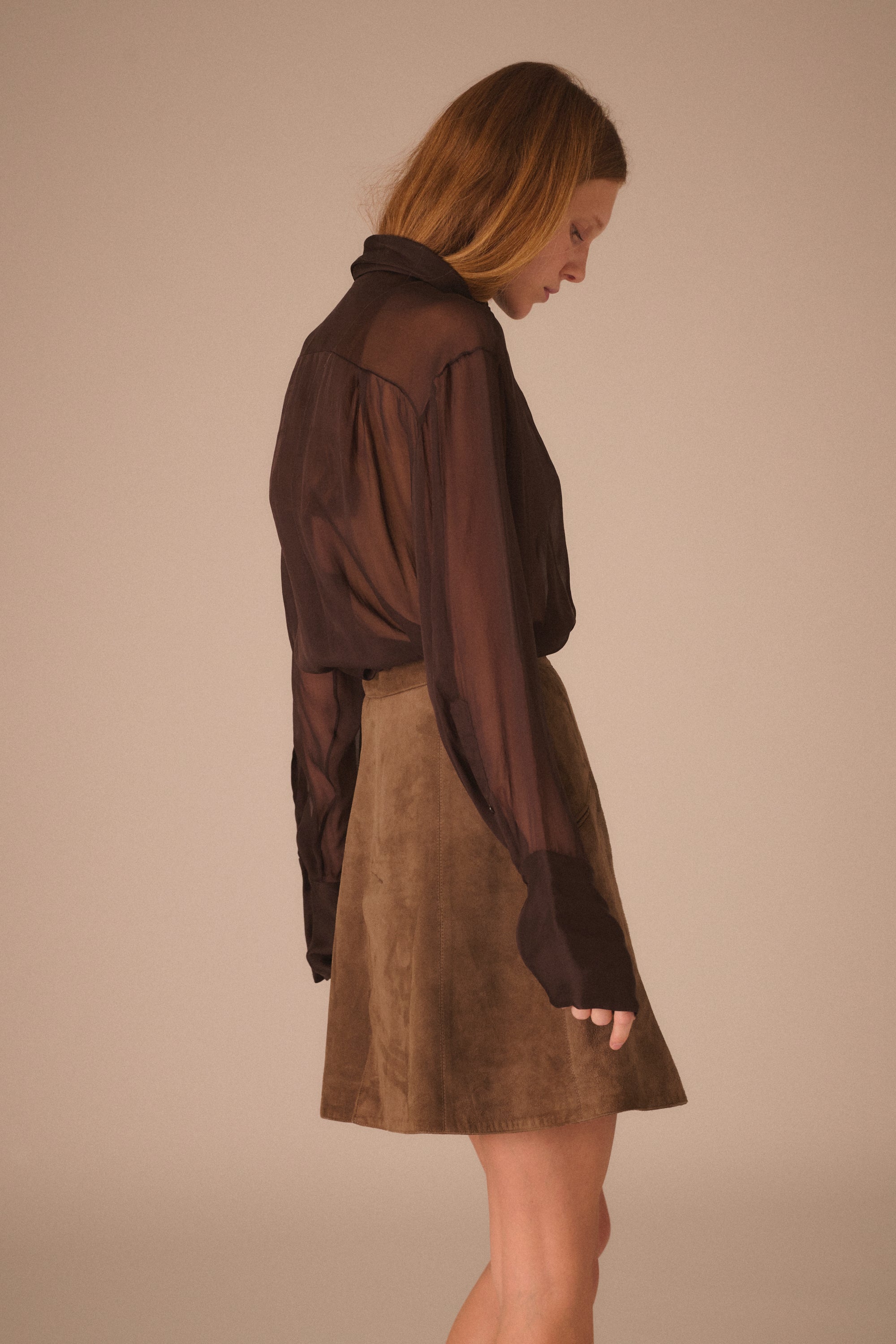 1980s Alaïa Suede Skirt - Desert Vintage