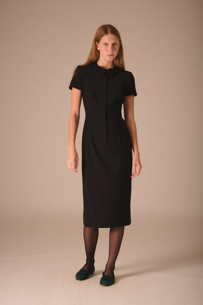 Olivier Theyskens Black Dress - Desert Vintage