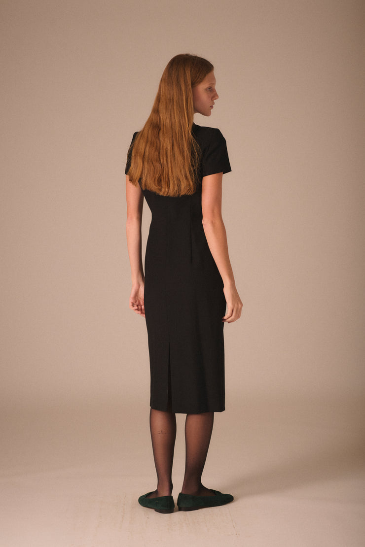 Olivier Theyskens Black Dress - Desert Vintage