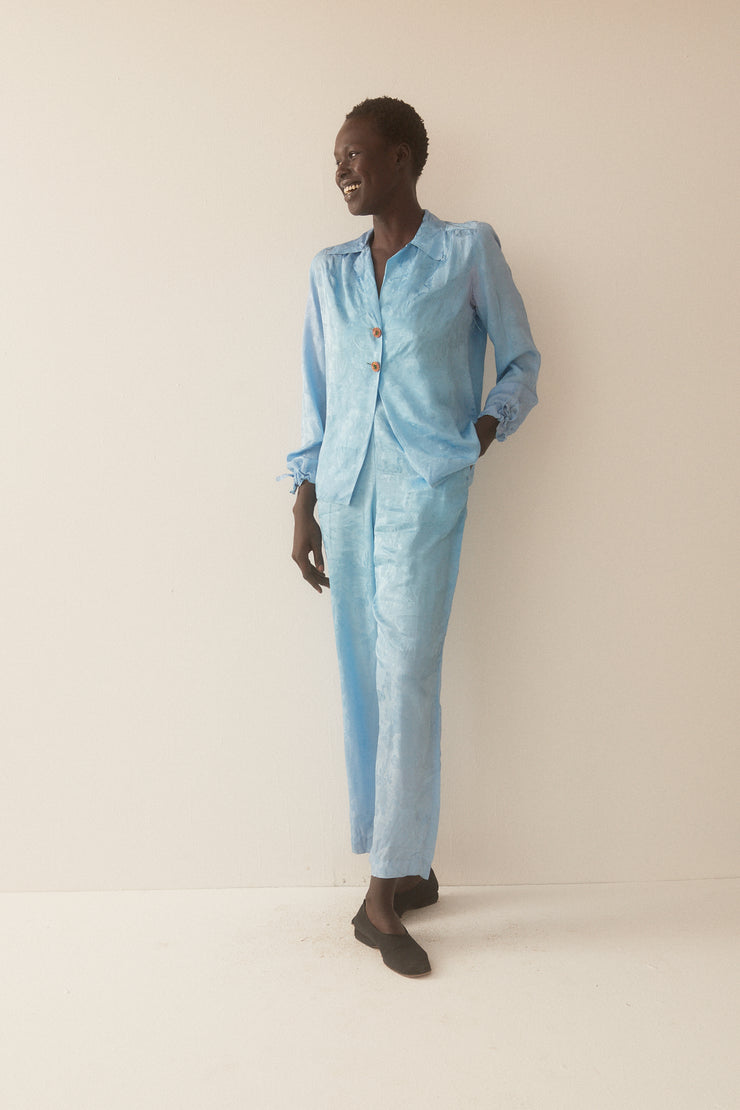 Vintage Silk Intarsia Ensemble - Desert Vintage