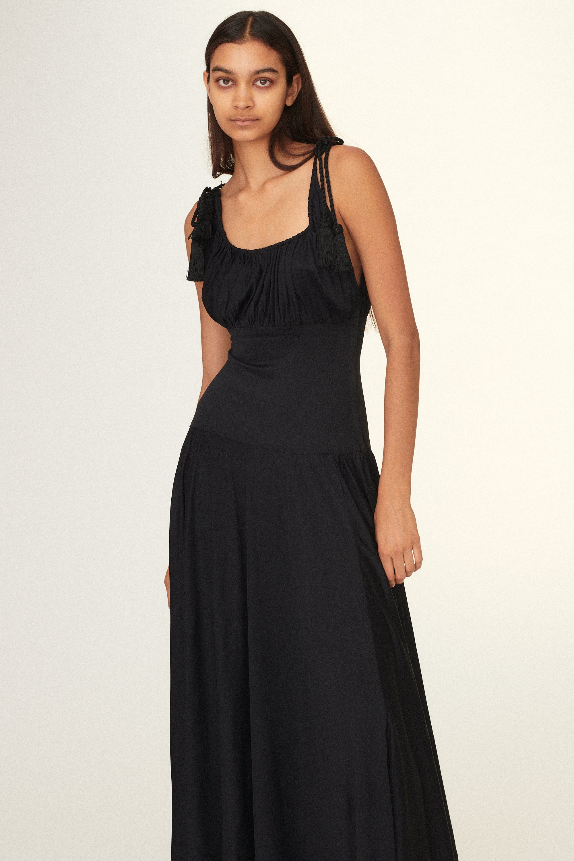Rope and Tassel Gathered Dress - Desert Vintage