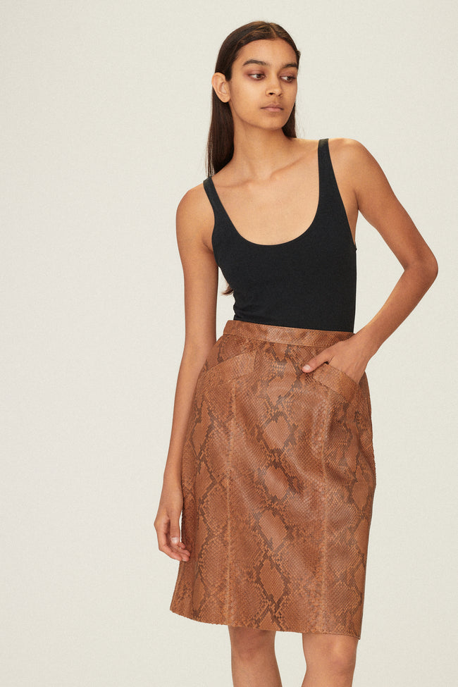 YSL Python Skirt - Desert Vintage