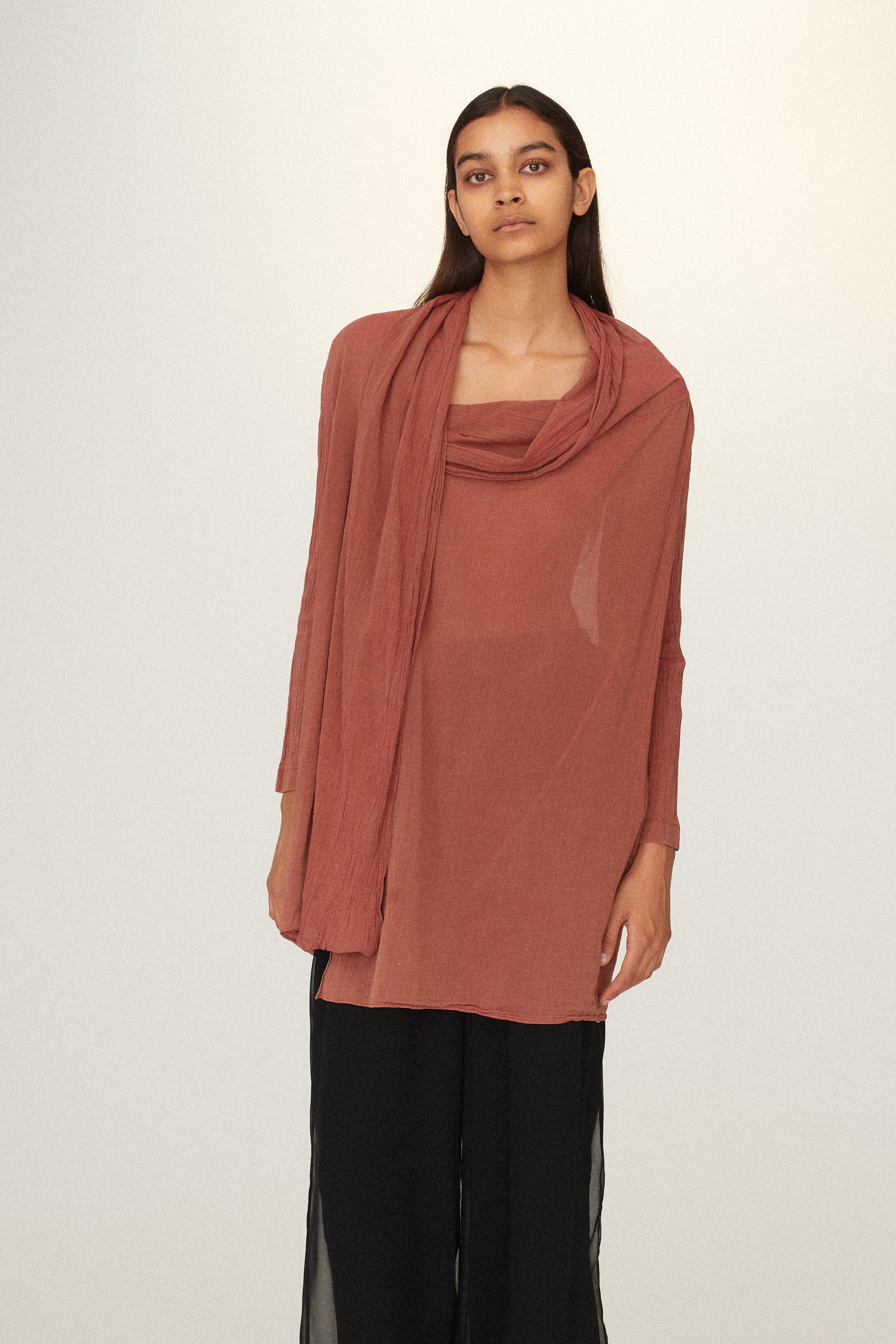 Romeo Gigli Asymmetric Wrap Blouse - Desert Vintage