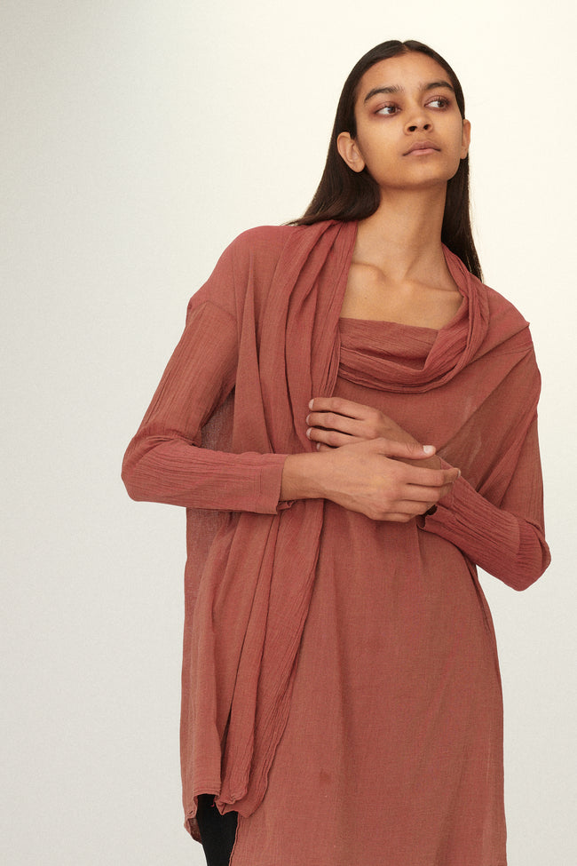 Romeo Gigli Asymmetric Wrap Blouse - Desert Vintage