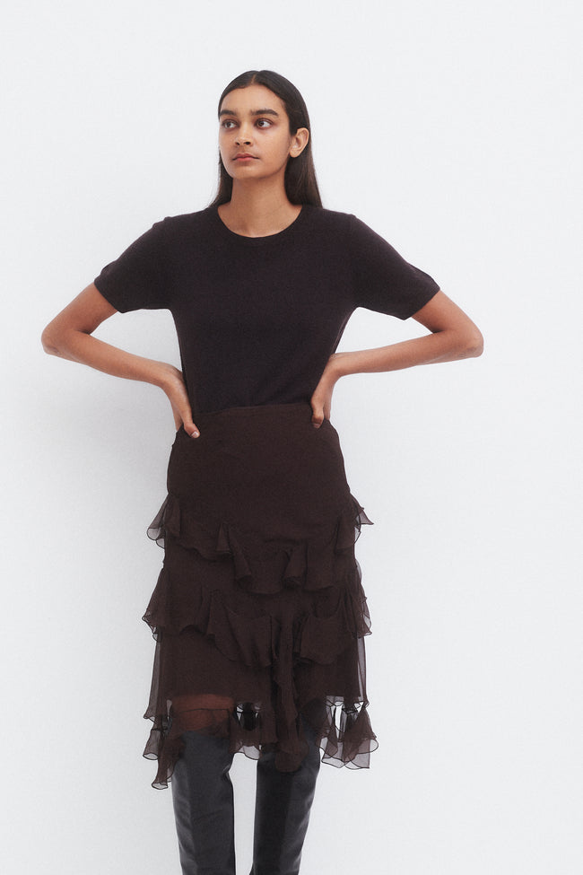 Dior Boutique Ruffle Skirt - Desert Vintage