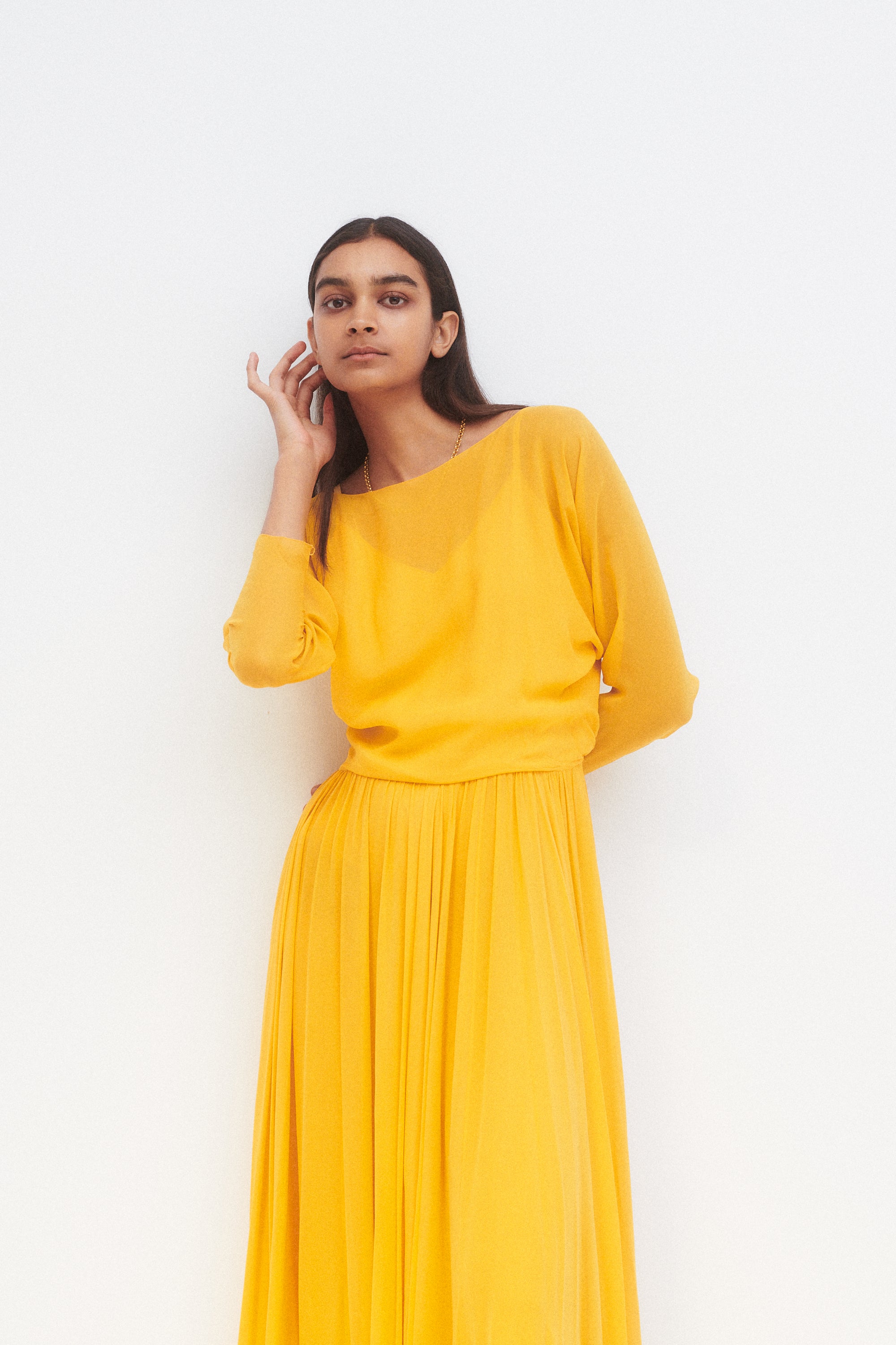 Dior Canary Yellow Silk Gown - Desert Vintage