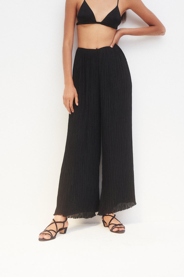 Mary McFadden Couture Pleated Trousers - Desert Vintage