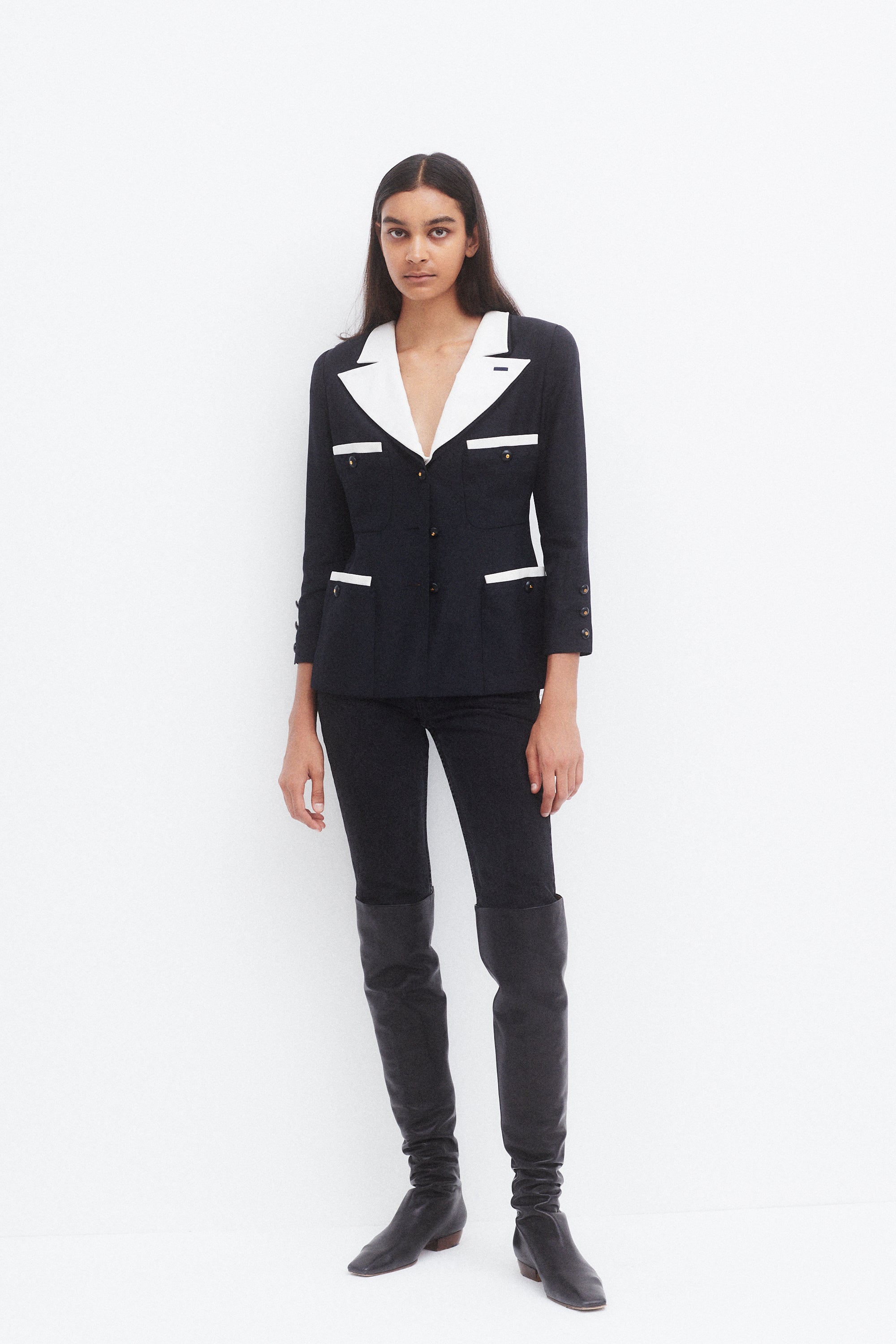 Chanel Silk Blazer - Desert Vintage