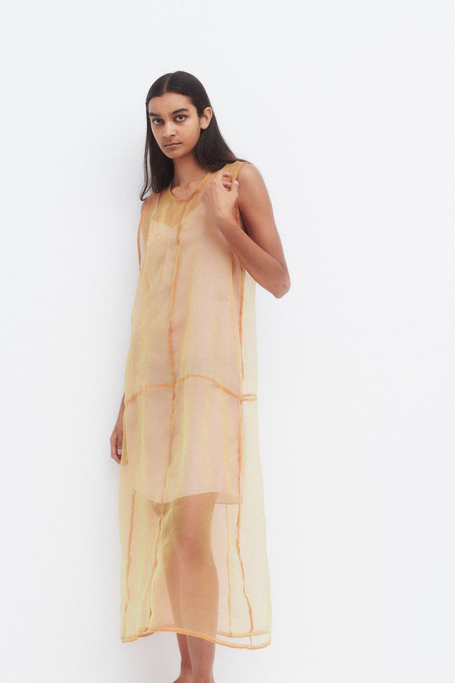 Iridescent Marigold Dress - Desert Vintage