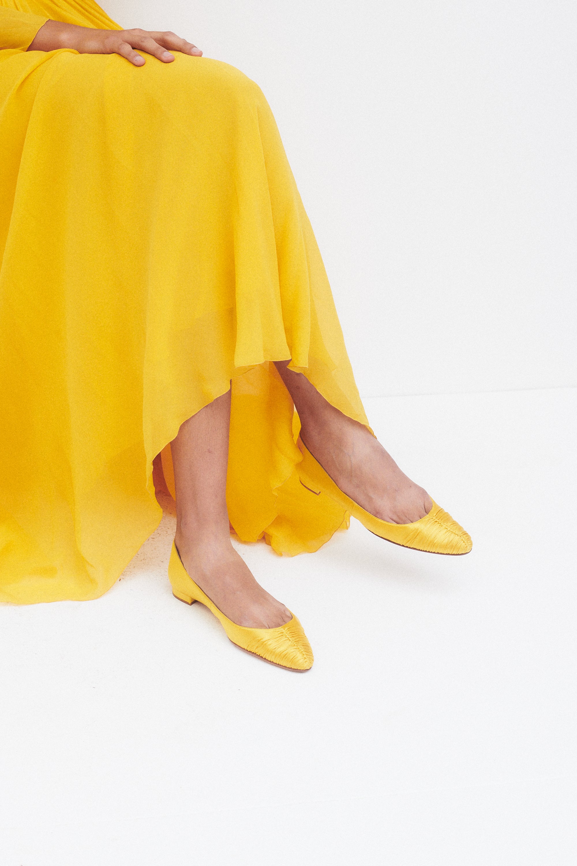 Manolo Blahnik Canary Yellow Heel - Desert Vintage