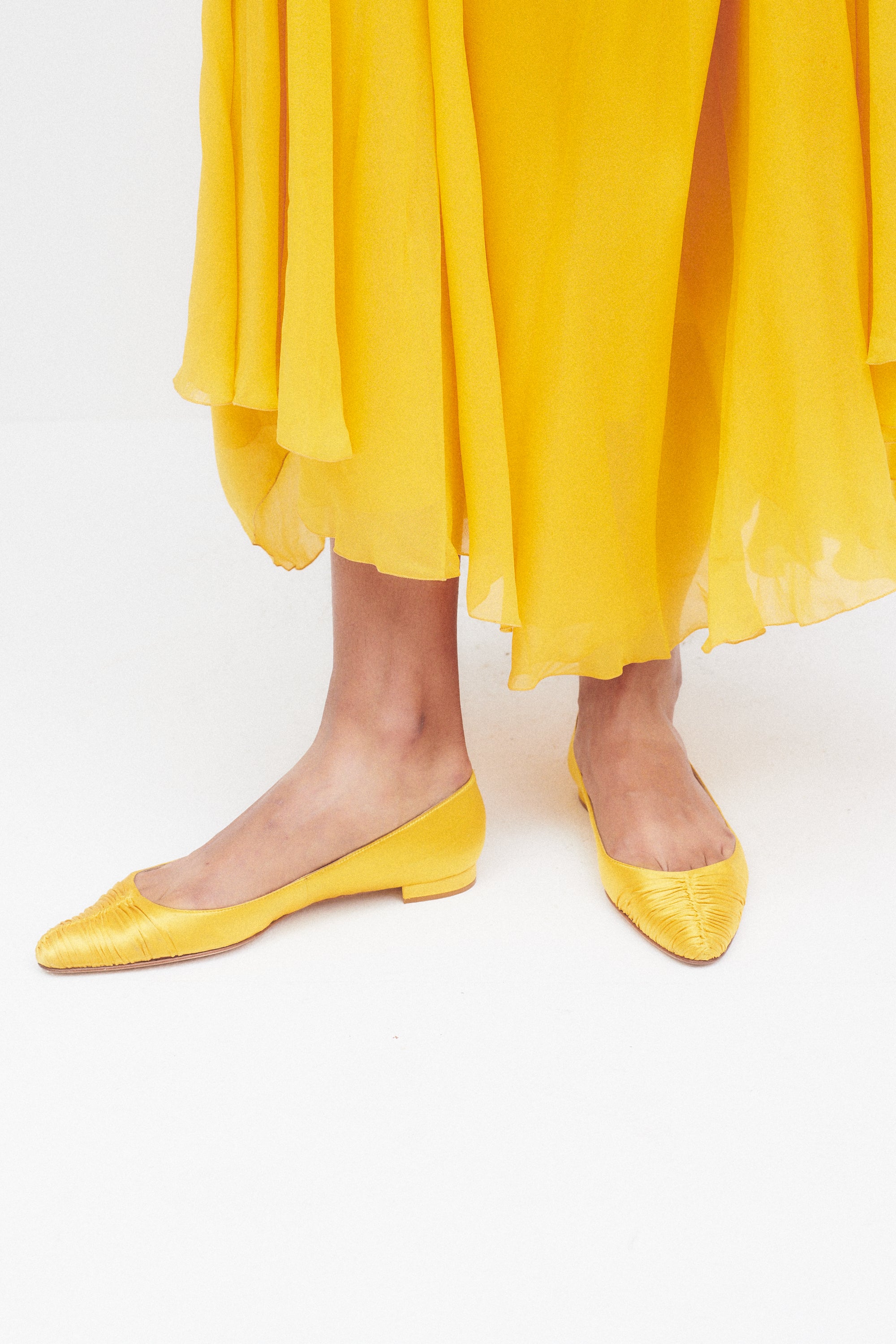Manolo Blahnik Canary Yellow Heel - Desert Vintage