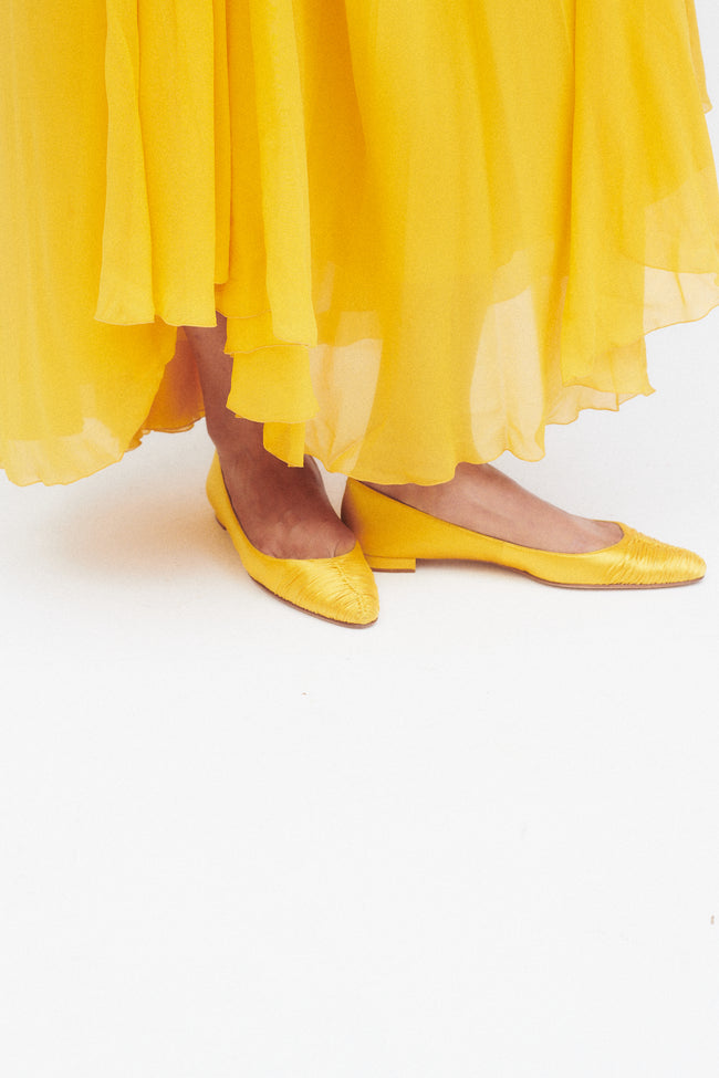 Manolo Blahnik Canary Yellow Heel - Desert Vintage