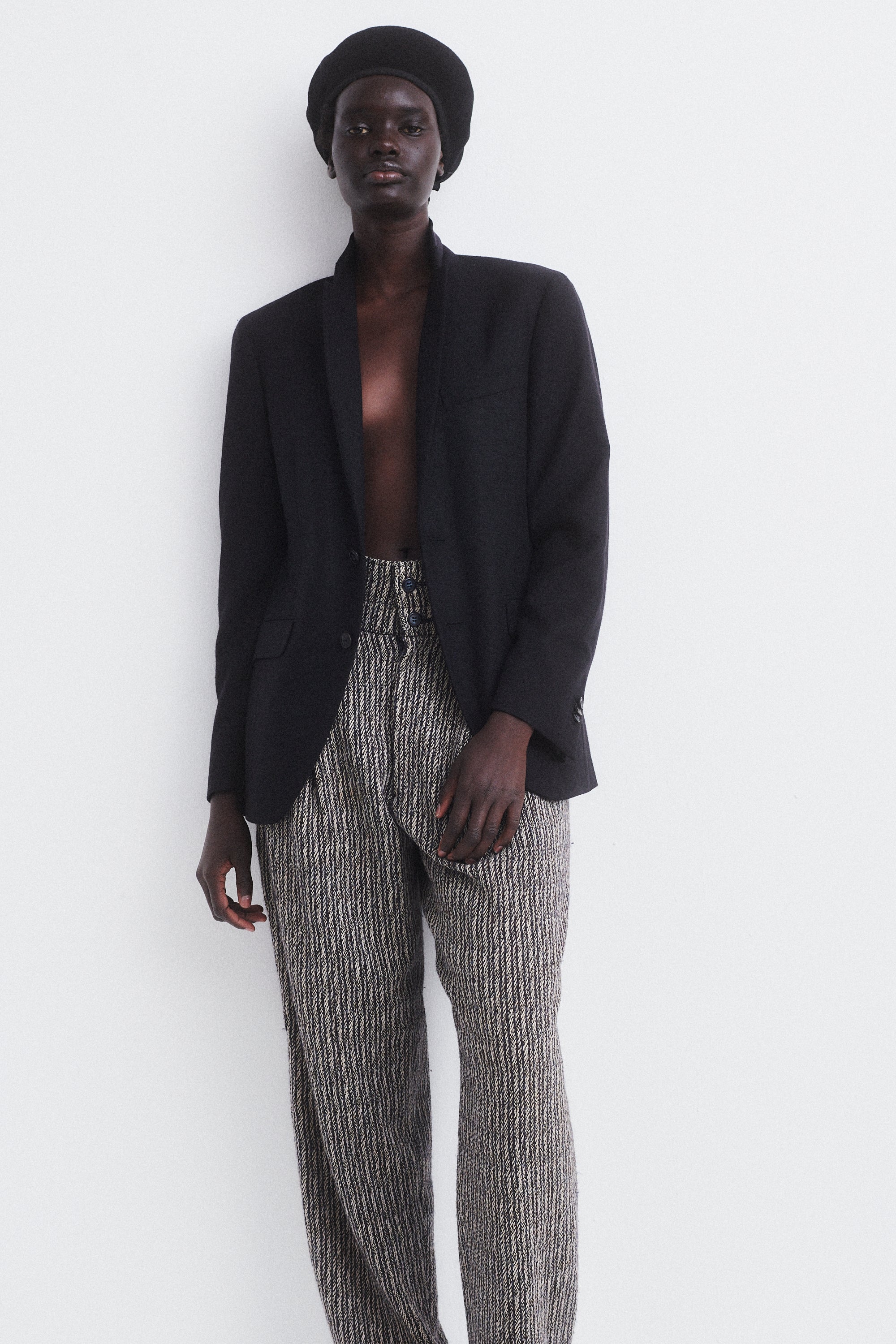 1980s Issey Miyake Woven Wool Trousers - Desert Vintage