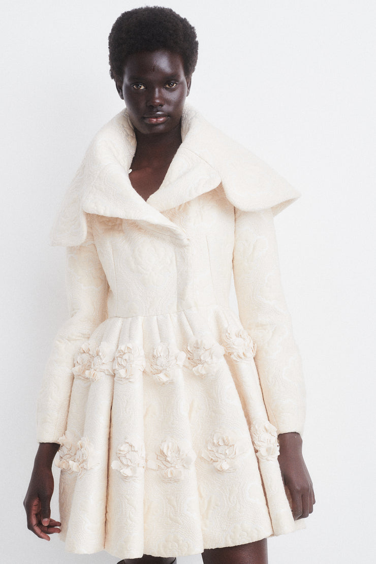 AW 2012 McQueen Evening Coat - Desert Vintage