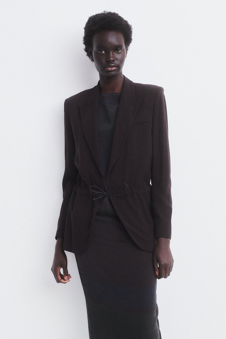 Jean Paul Gaultier Leather Closure Blazer - Desert Vintage