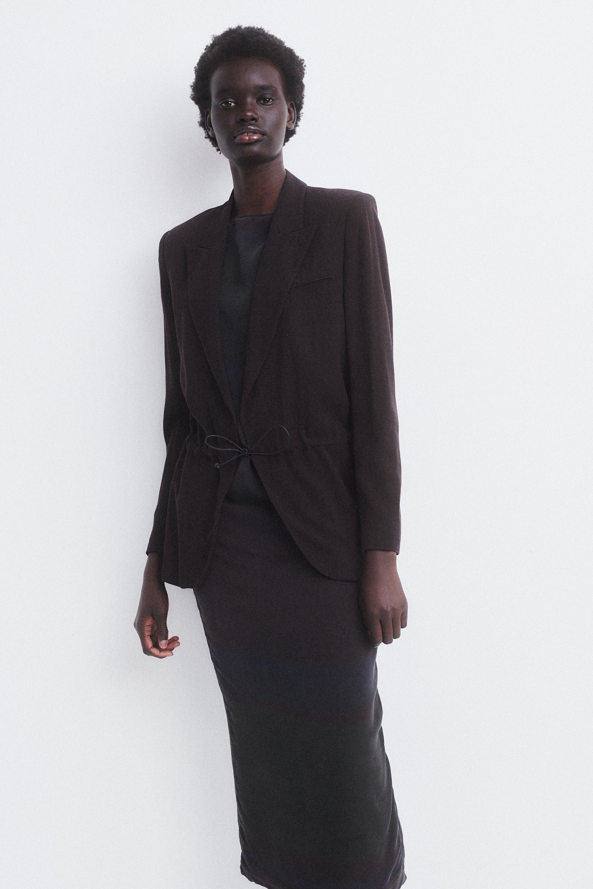Jean Paul Gaultier Leather Closure Blazer - Desert Vintage
