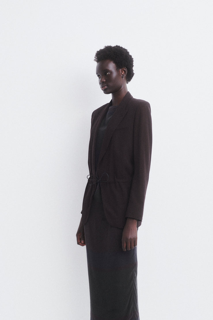 Jean Paul Gaultier Leather Closure Blazer - Desert Vintage