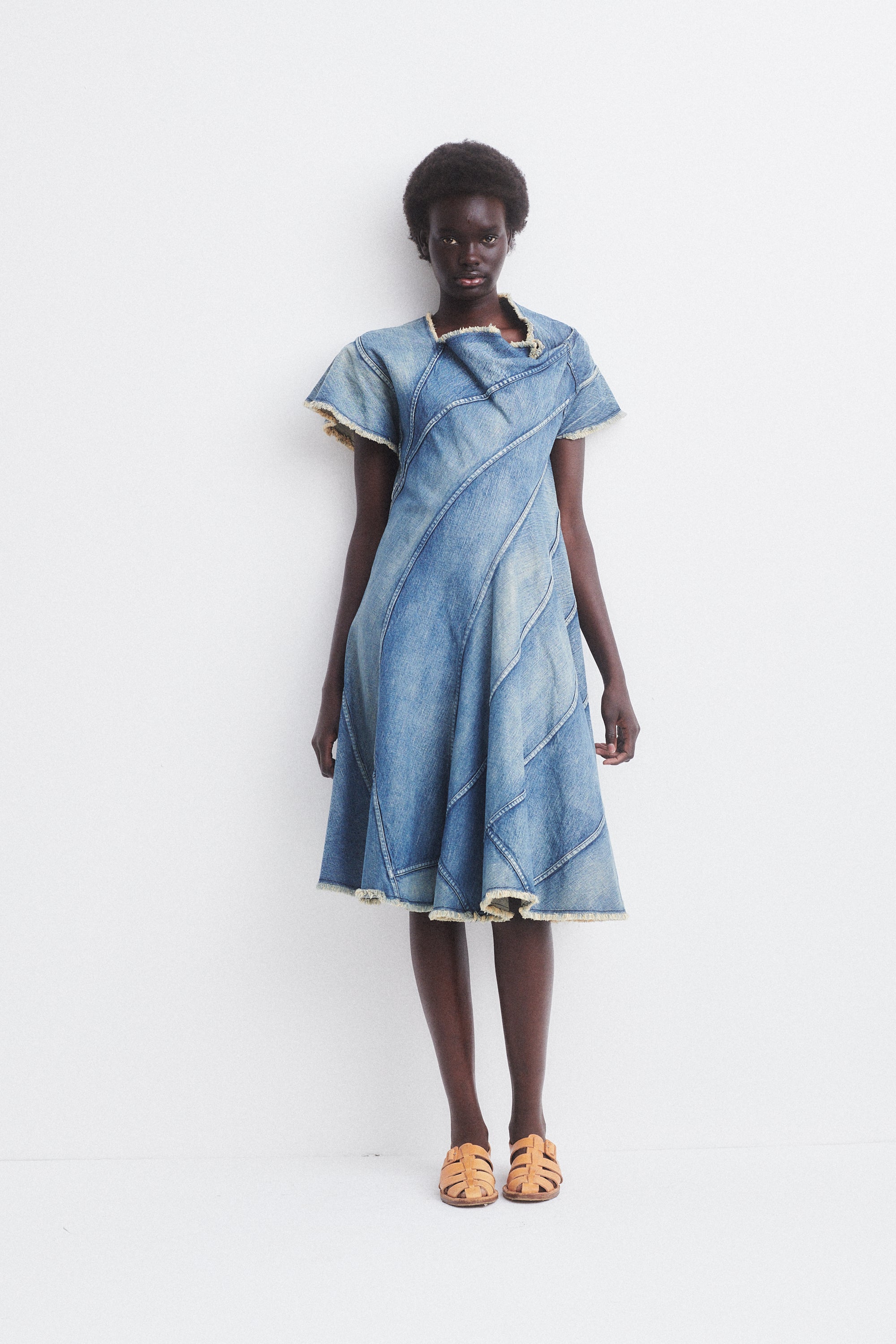 Junya Watanabe Patchwork Denim Dress - Desert Vintage