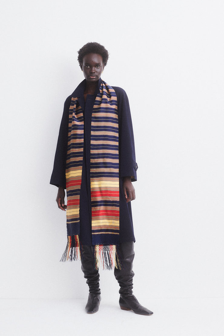 Navy Wool Outercoat - Desert Vintage