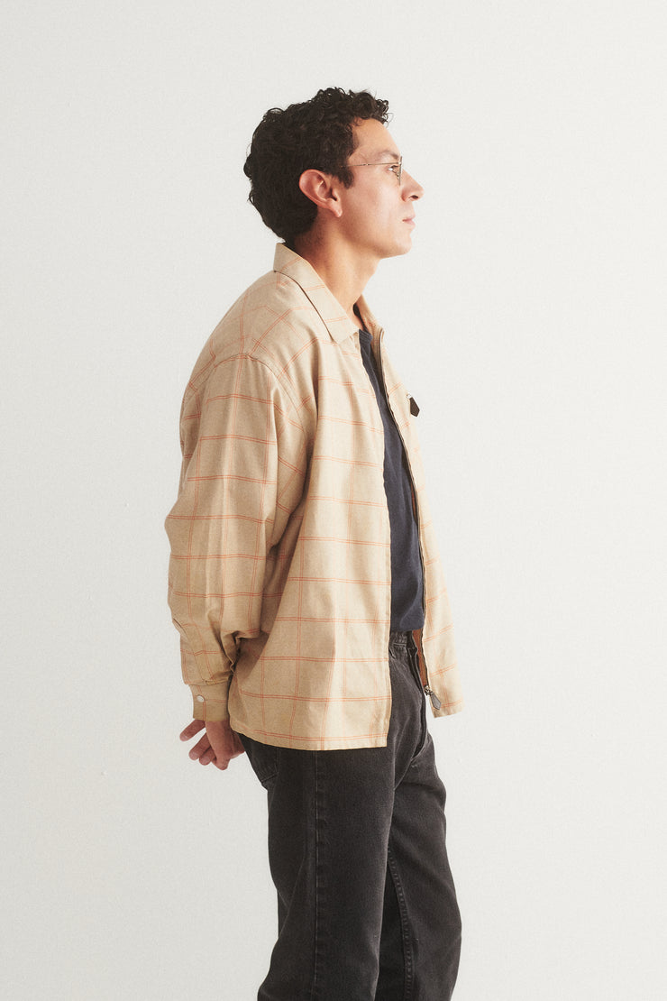 Hermès Windowpane Plaid Coat - Desert Vintage