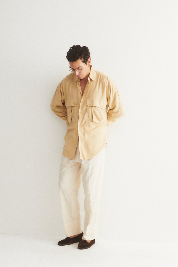 Vintage Ecru Button Down - Desert Vintage