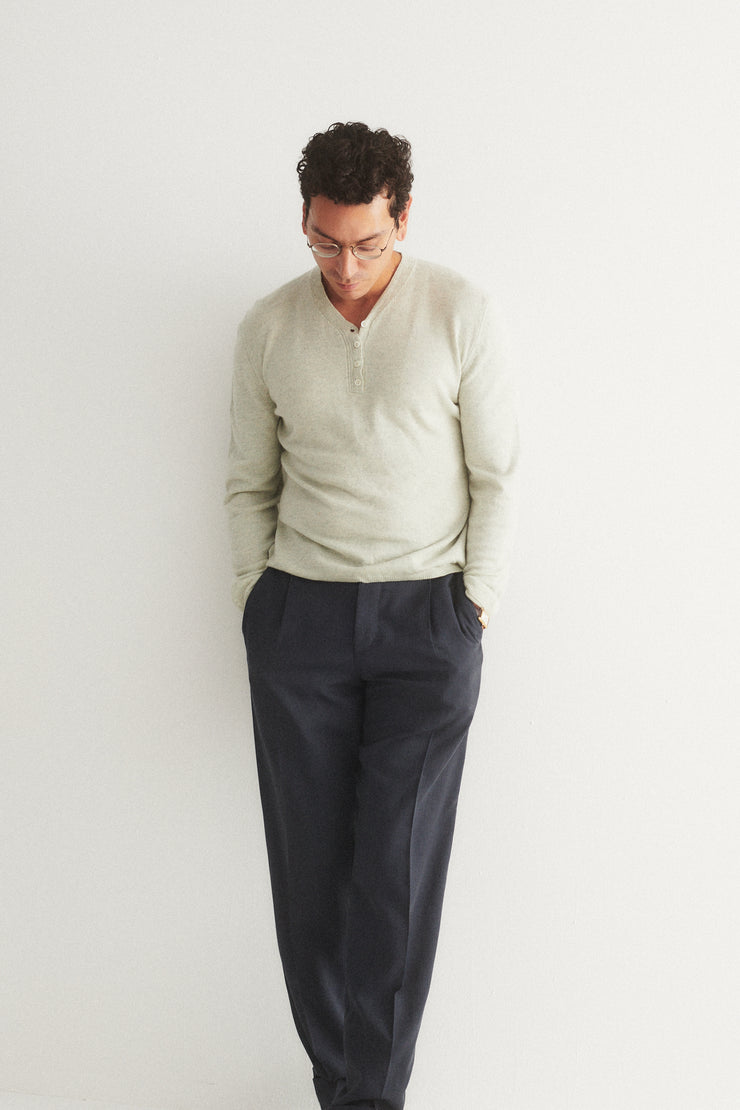 Cashmere Henley - Desert Vintage