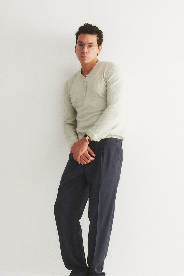 Cashmere Henley - Desert Vintage
