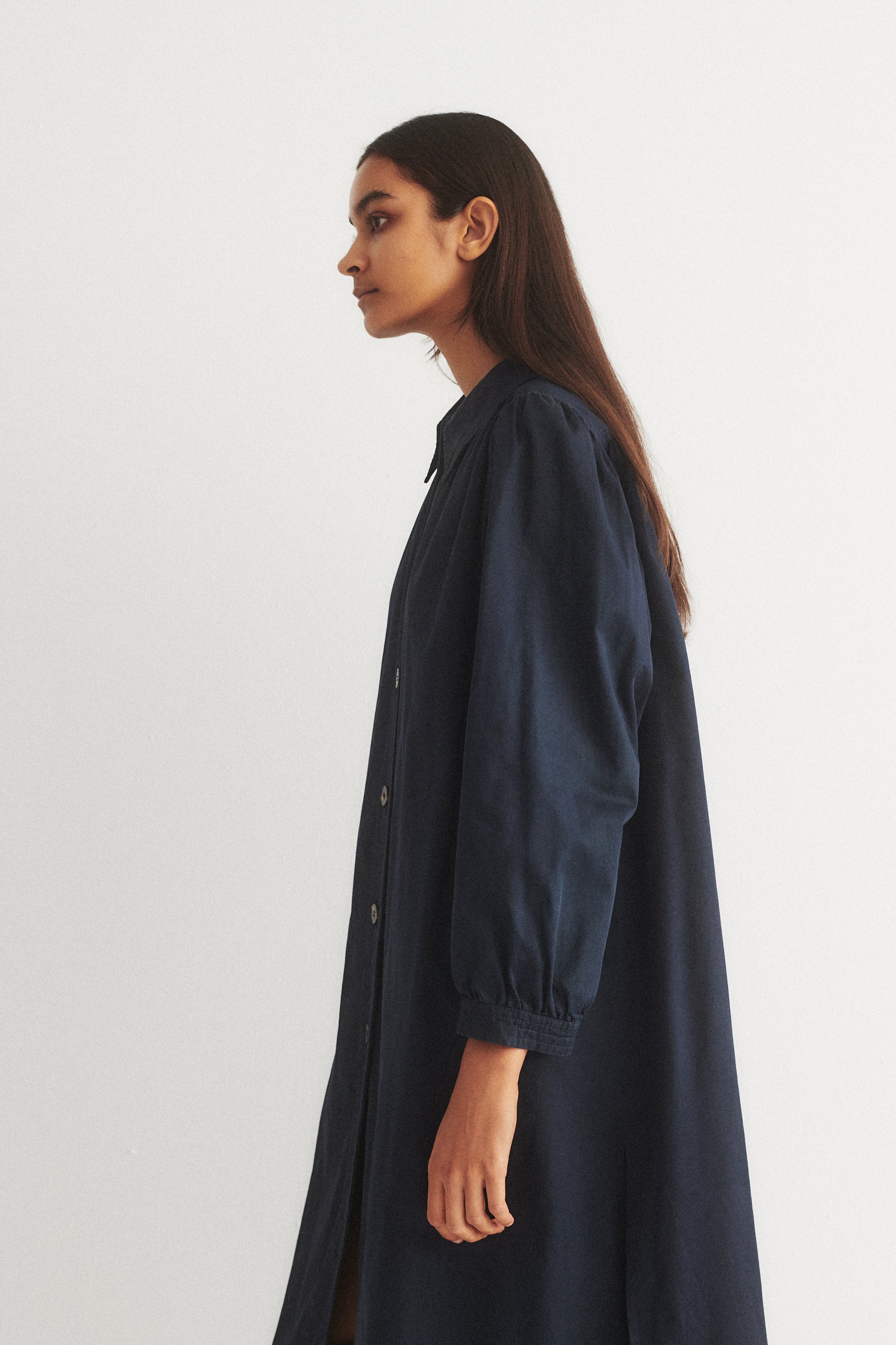 YSL Navy Trench - Desert Vintage