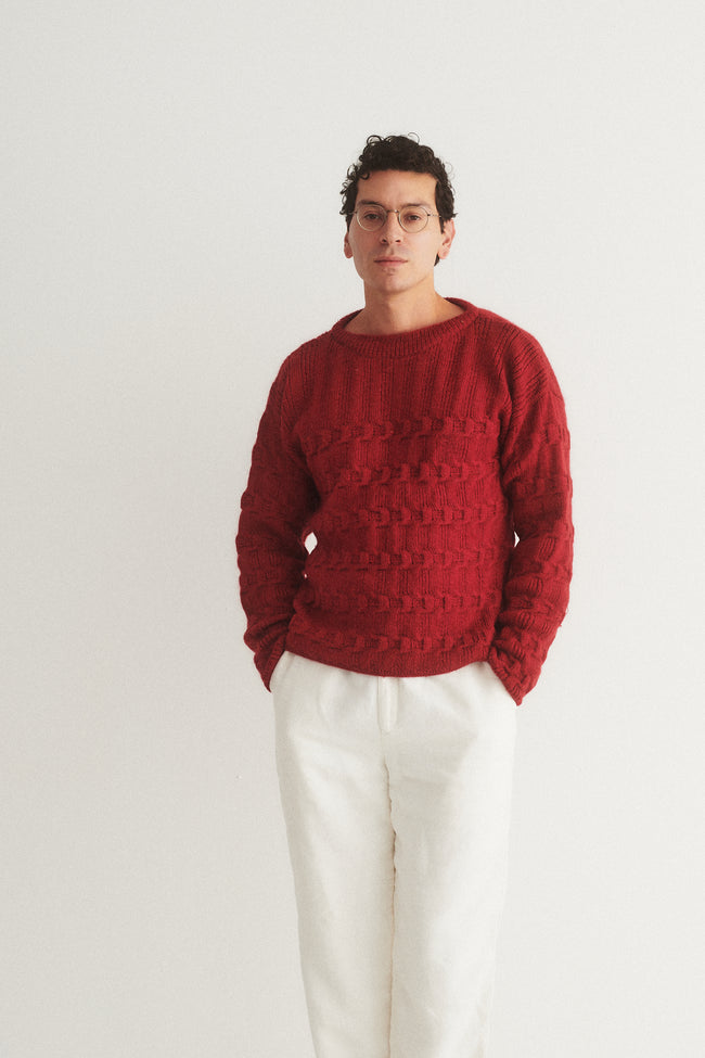 Giorgio Armani Cableknit Sweater - Desert Vintage