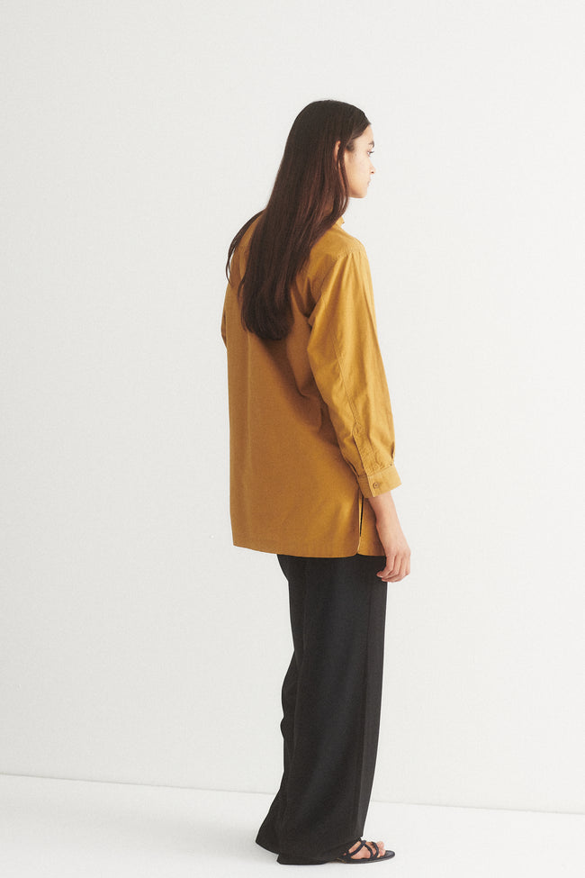 YSL Polished Cotton Tunic - Desert Vintage