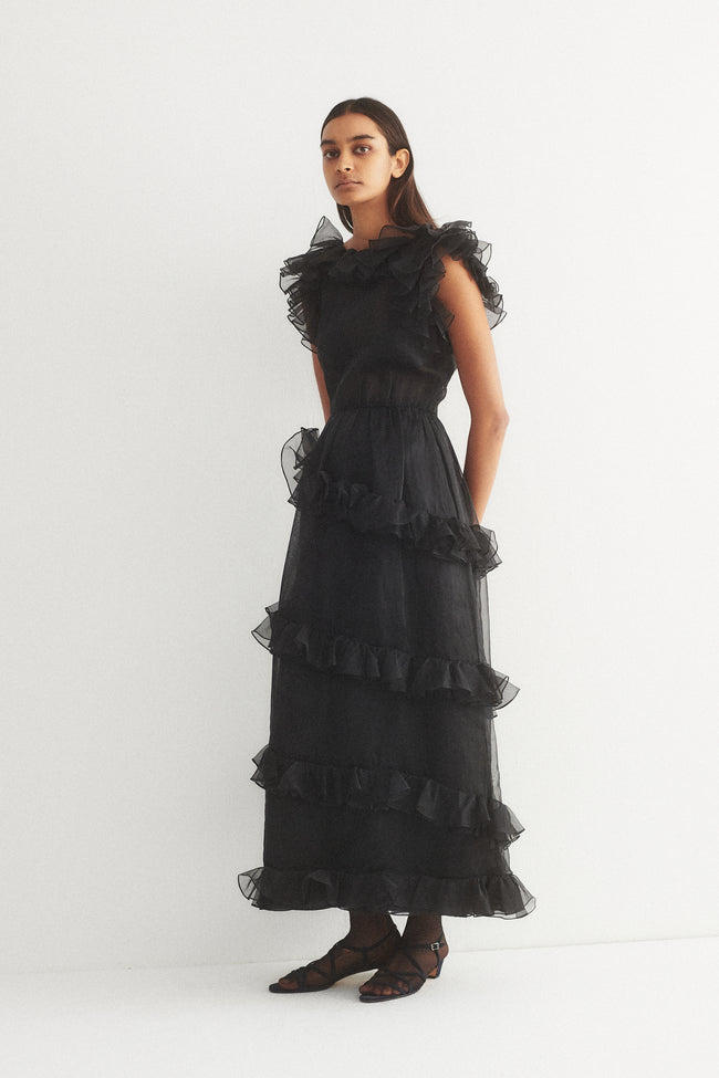 Antonelli Roma Couture Chiffon Gown - Desert Vintage