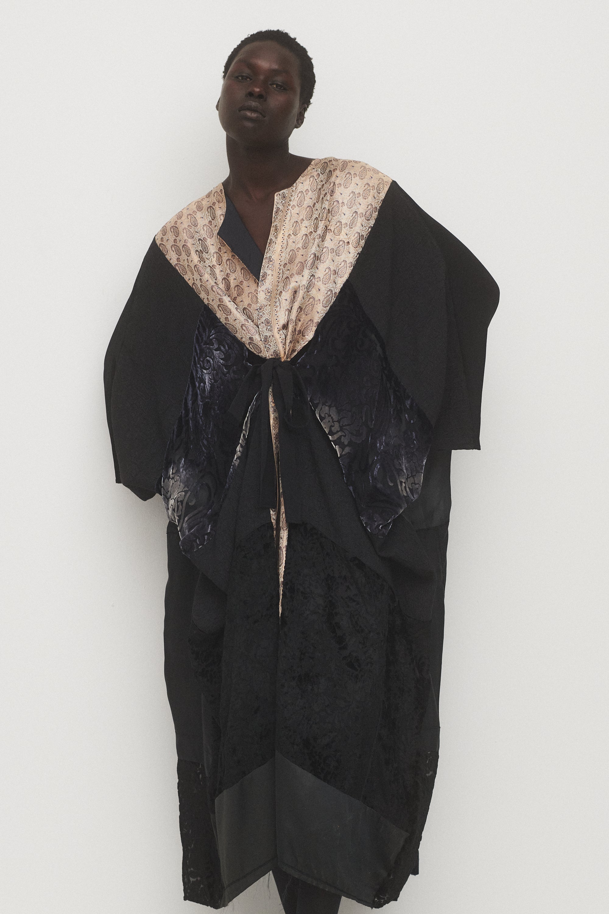 Thea Porter Couture Silk Tie Dress - Desert Vintage