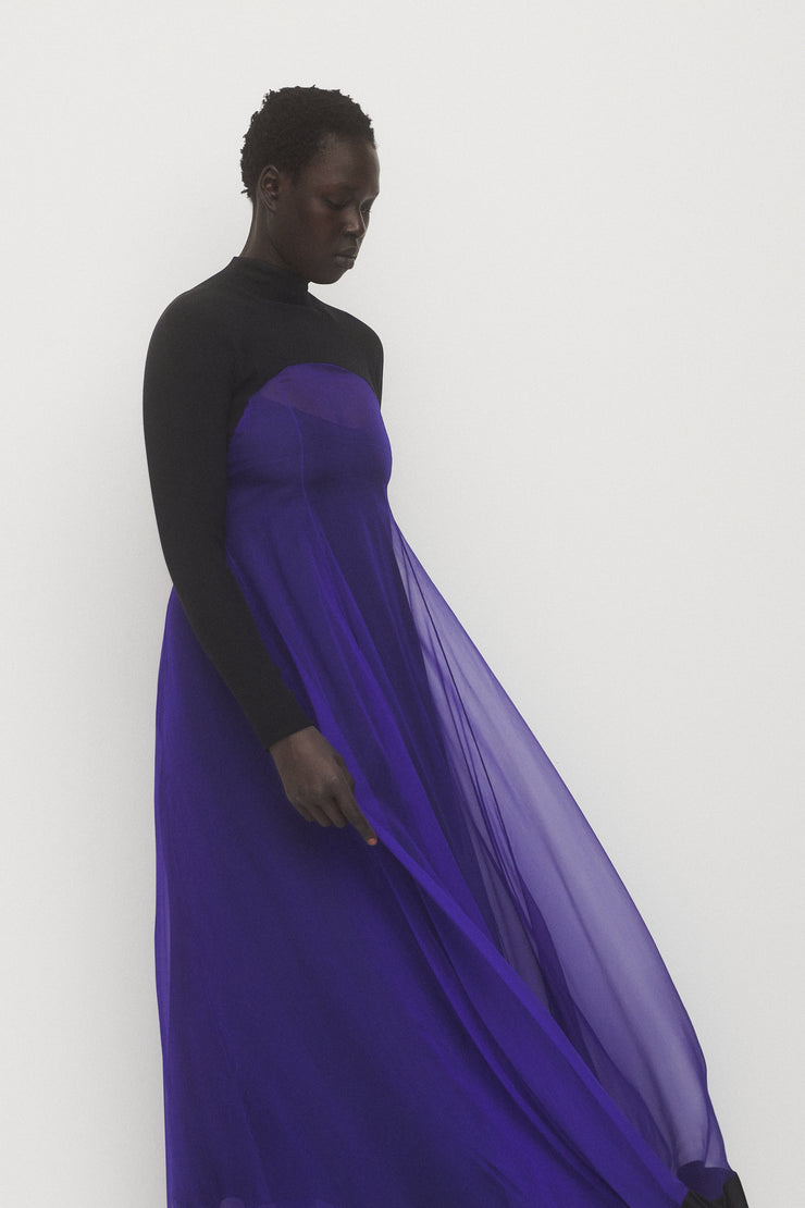 Geoffrey Beene Ultra Violet Gown - Desert Vintage