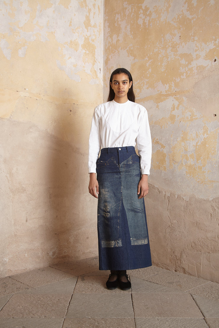 JPG Jeans Trompe-l’œie Skirt - Desert Vintage