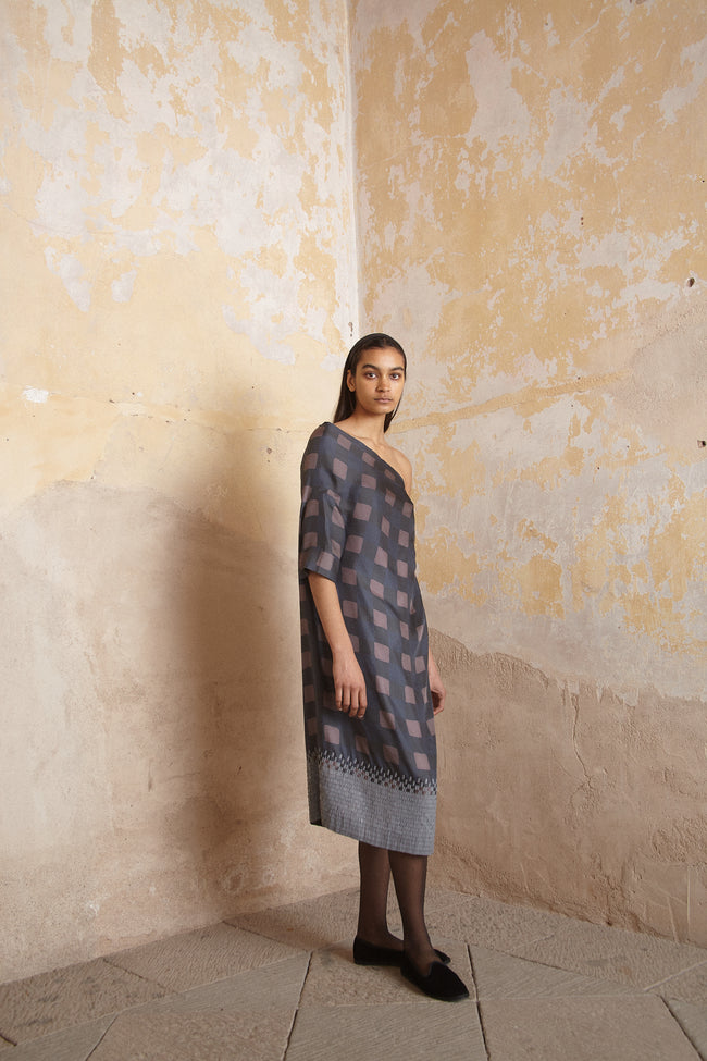 Dries Van Noten Sequined Detail Silk Dress - Desert Vintage
